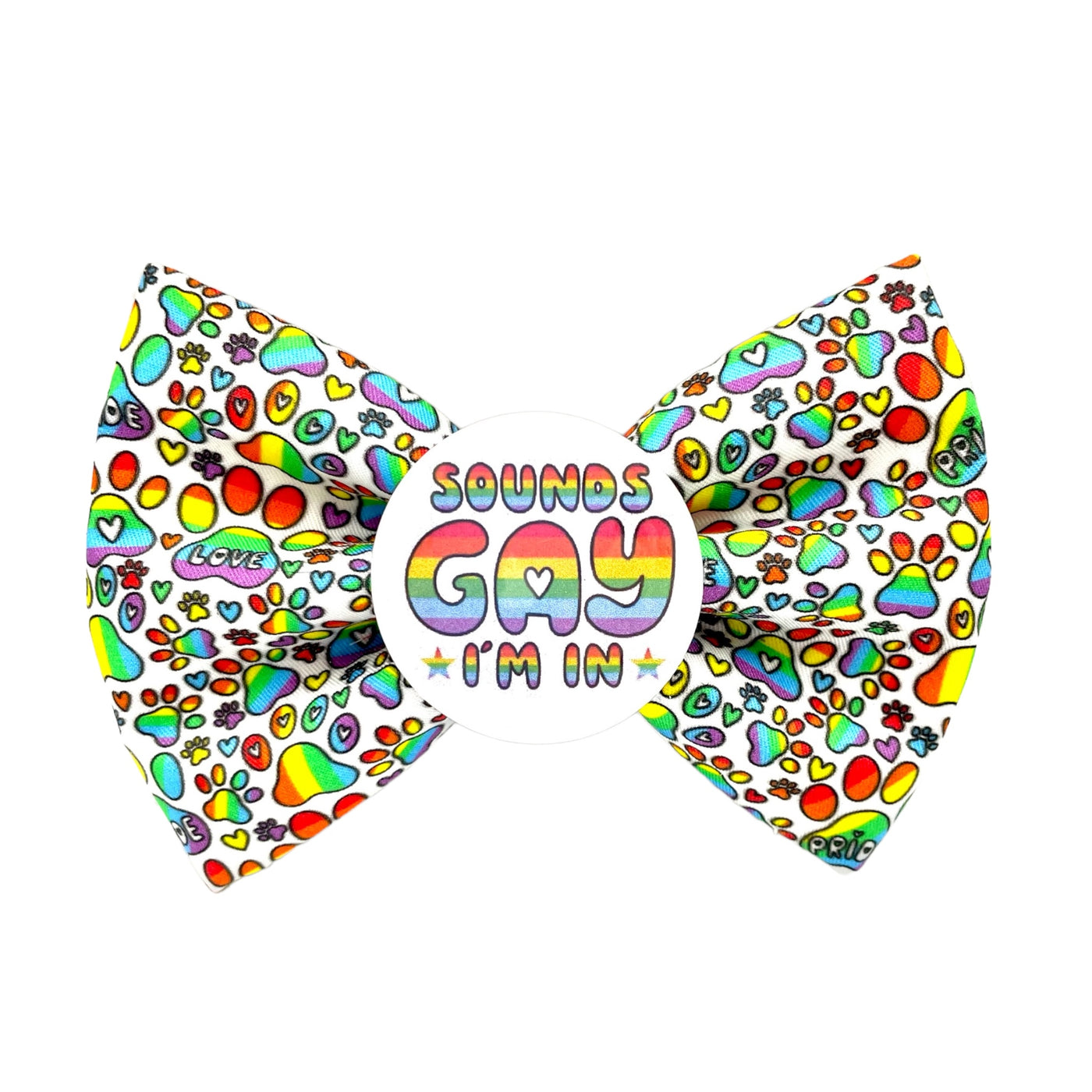 Pride Paws Badge Bow®