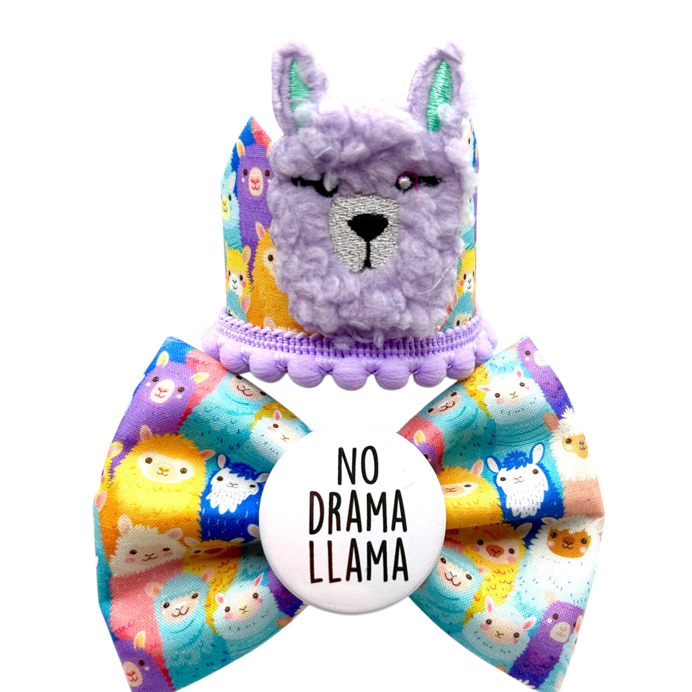 Drama Llama Badge Bow® & Crown