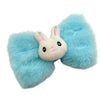Fluffy Blue Bunny Pet Bow Tie