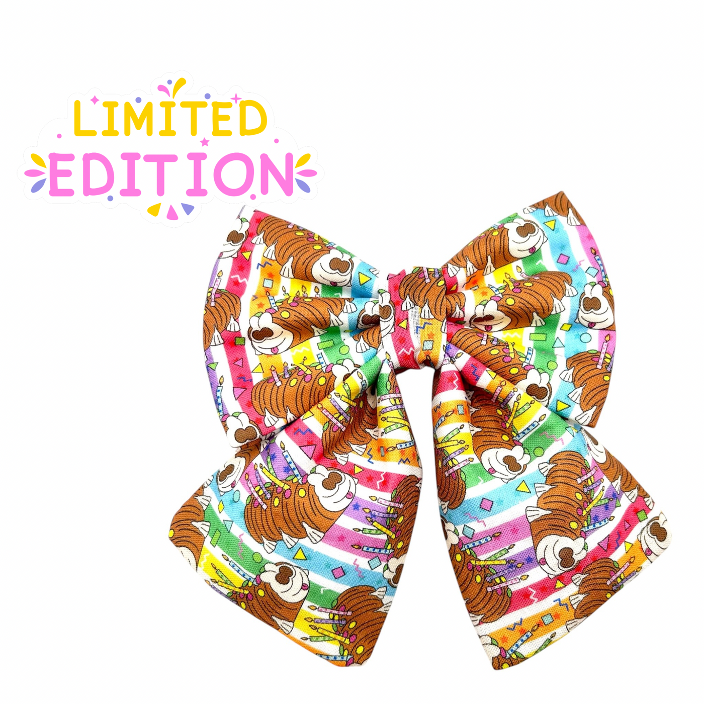 LIMITED Frank the caterpillar Sailor Bow® (Optional Badge)