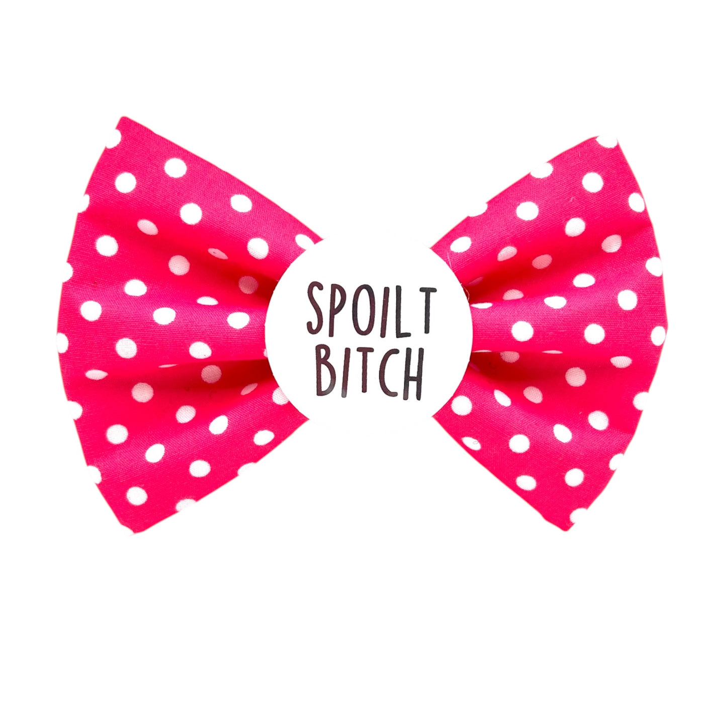 Spoilt Bitch Badge Bow®