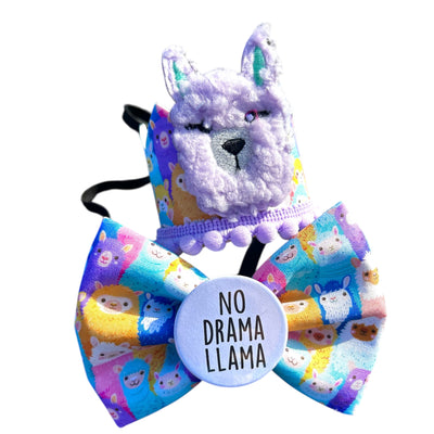 Drama Llama Badge Bow® & Crown