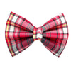 Valentine Tartan Pet Bow Tie