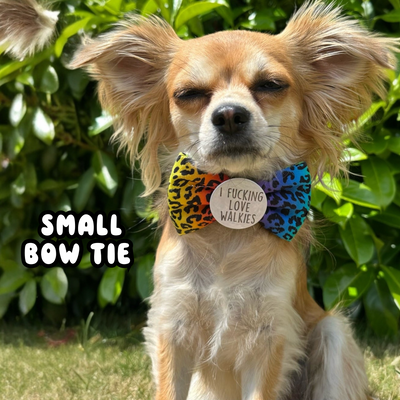 I f*cking love walkies Badge Bow®