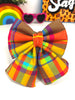 Colourful Dog Sailor Bow | Plaid of Summer