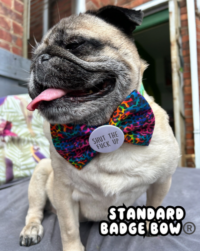 Shut the F*ck Up Badge Bow®