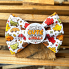 Autumnal Dog Bow Tie | Even the leaves fall for me Badge Bow®