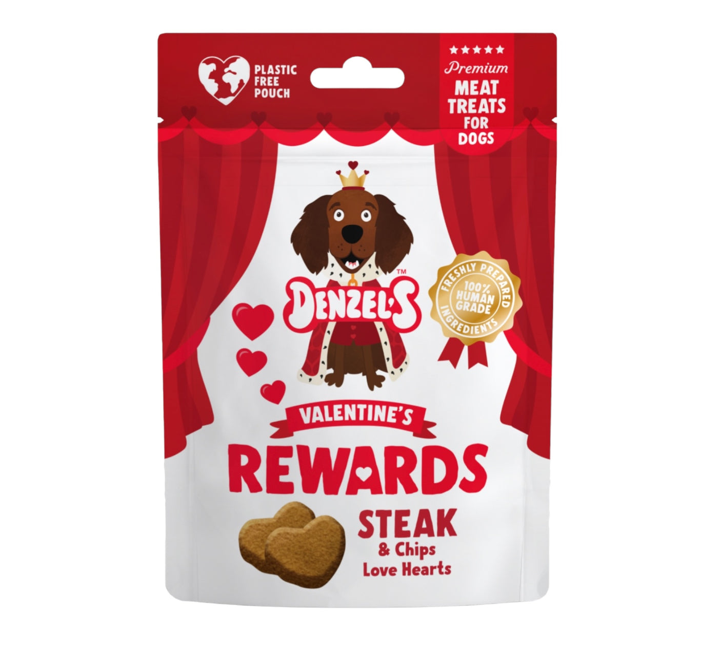 Denzel's Steak and Chips Hearts