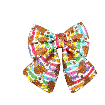 LIMITED Frank the caterpillar Sailor Bow® (Optional Badge)
