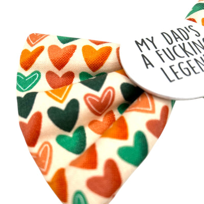 My Dad’s a fucking legend Badge Bow®