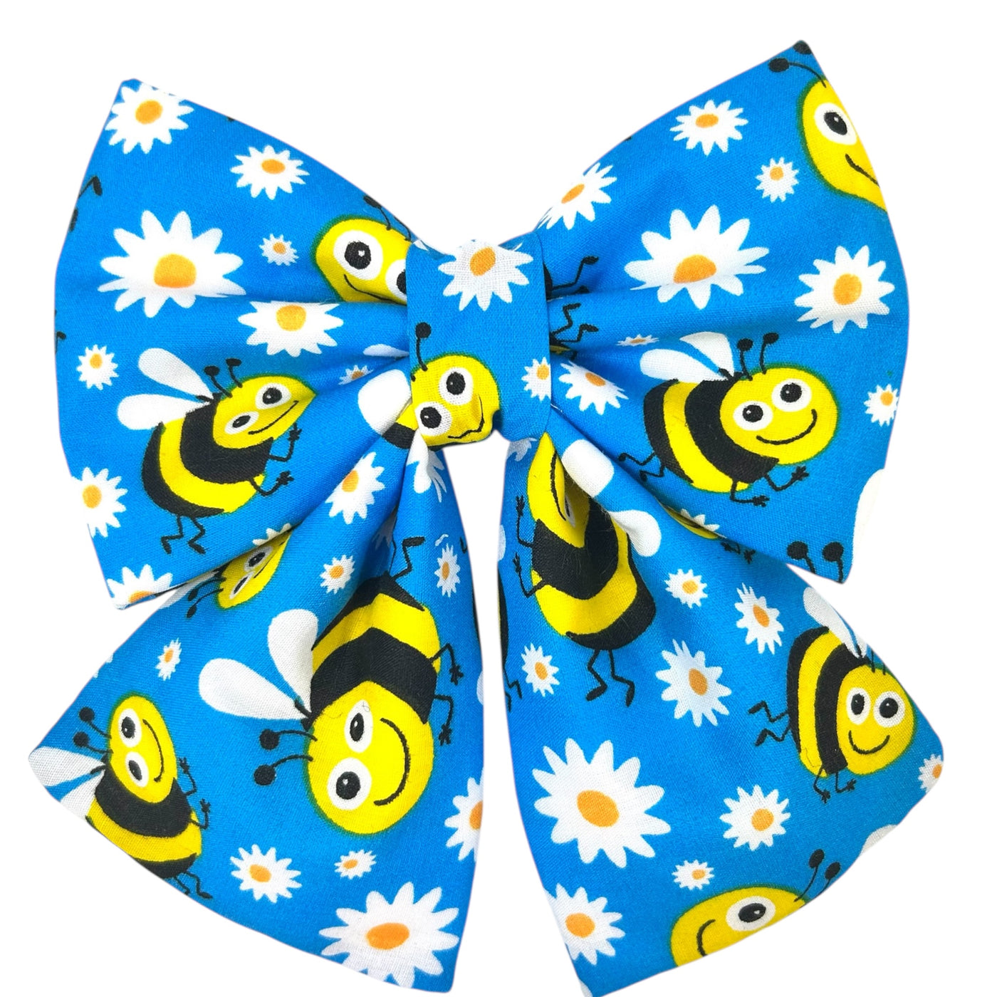 Bee Happy Sailor Bow (Badge optional)