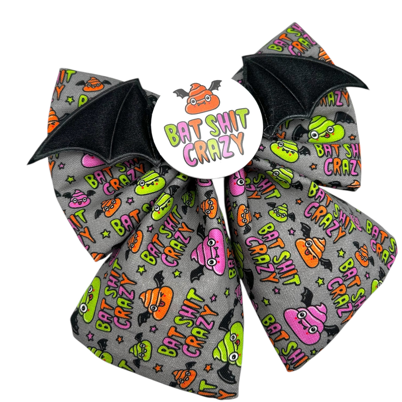 Bat Sh*t crazy Sailor Badge Bow®️