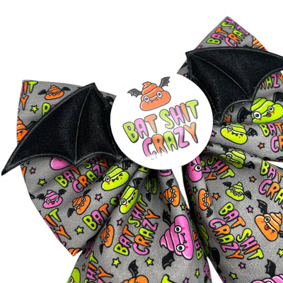 Bat Sh*t crazy Sailor Badge Bow®️