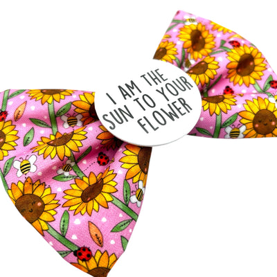 The sun to my flower Badge Bow®