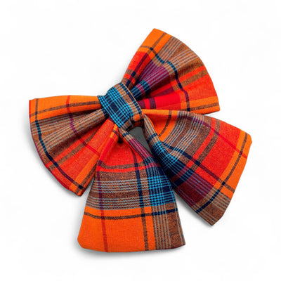 Autumn Tartan Sailor Bow