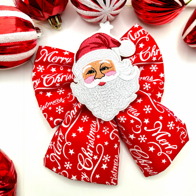 Merry Christmas Santa Sailor Bow