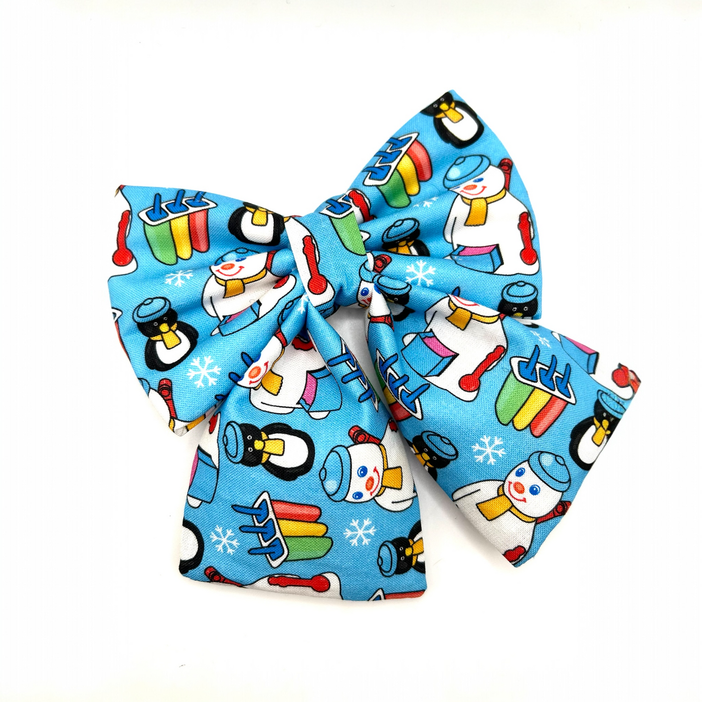 Frosty Snowman Santa Sailor Bow