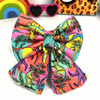 Sassy Dinosaur Sailor Bow for dogs | Survival Mode (Optional Badge)