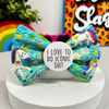 Sassy Dog Bow Tie | I love to do Iconic shit Badge Bow®