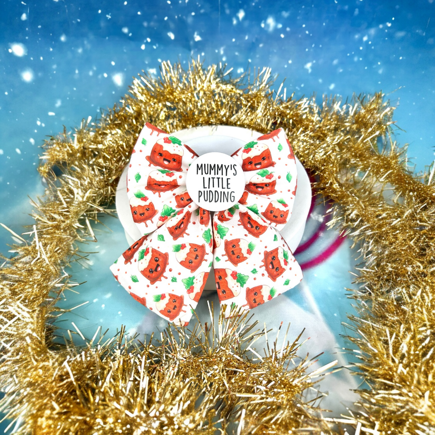 Mummy’s Little Pudding Sailor Badge Bow®