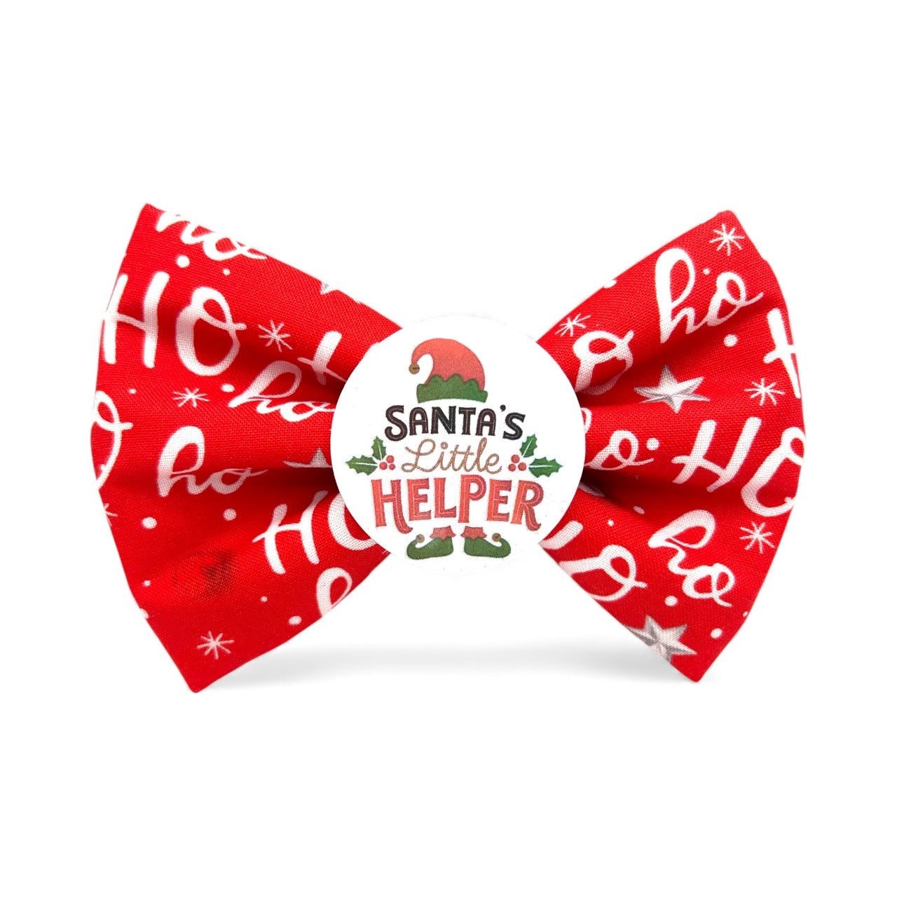 Santa’s little helper Badge Bow® and Hat set