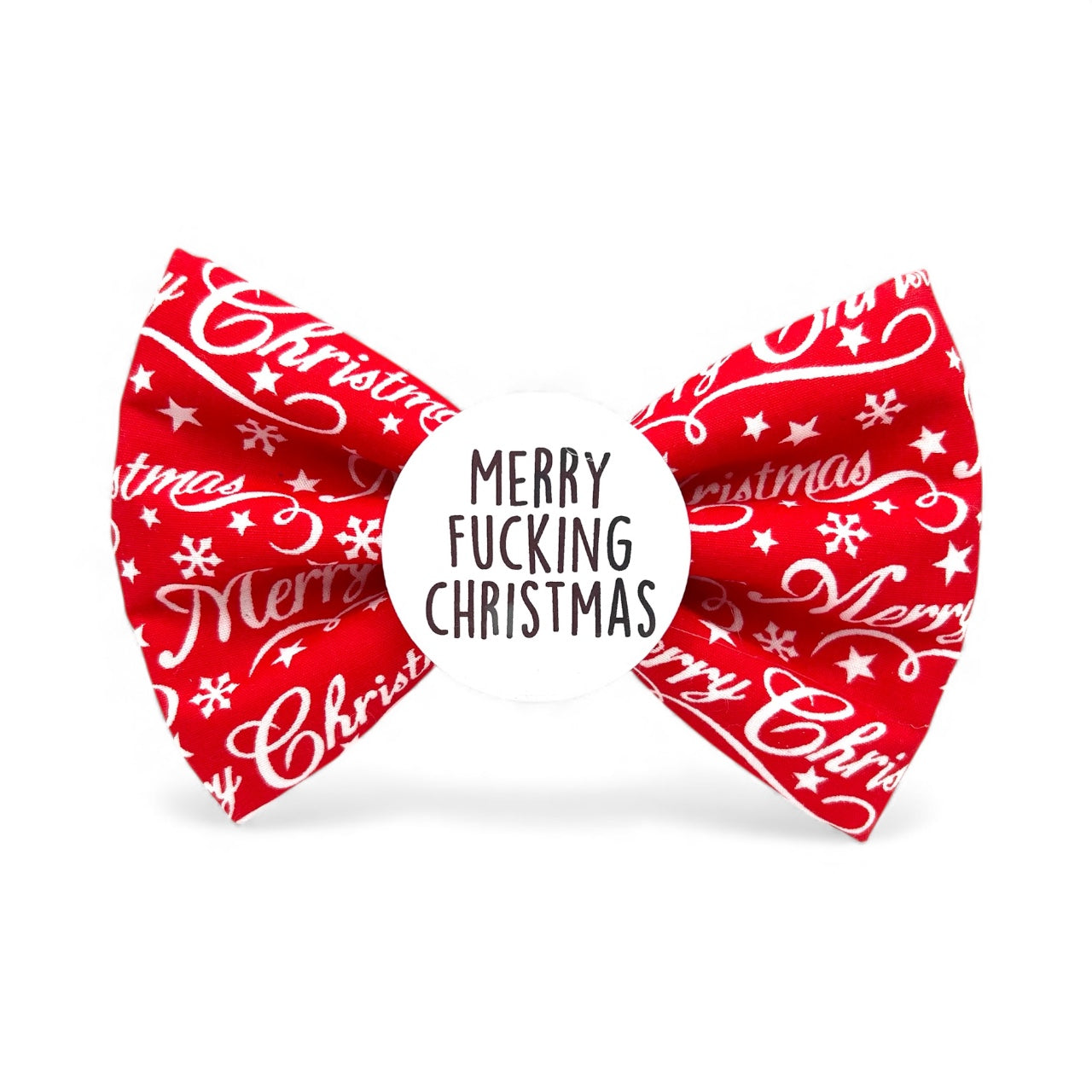 Merry f*cking Christmas Badge Bow®