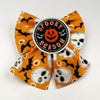 Spooky bow for dogs | Spooky Season (Orange) Sailor Bow