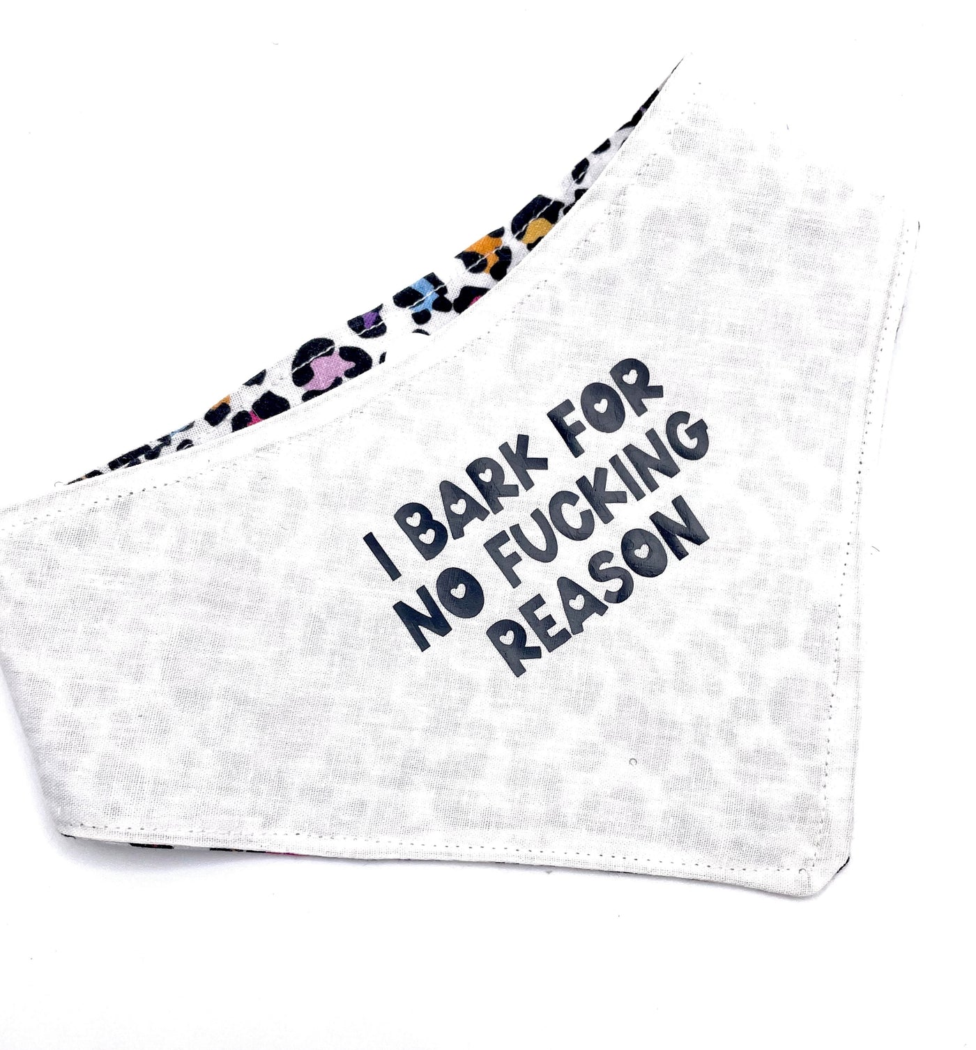 I bark for no fucking reason Adjustable Bandana