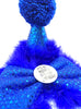 Mother Fluffin' Birthday hat and Badge Bow® Fluffy Set - Blue